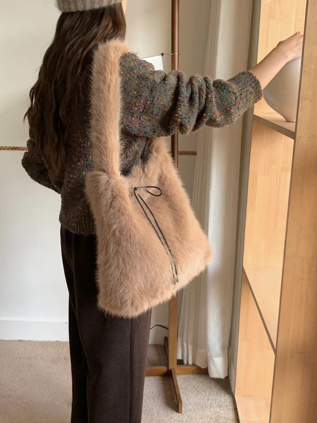 エコファーリボントートバッグ | 詳細画像7