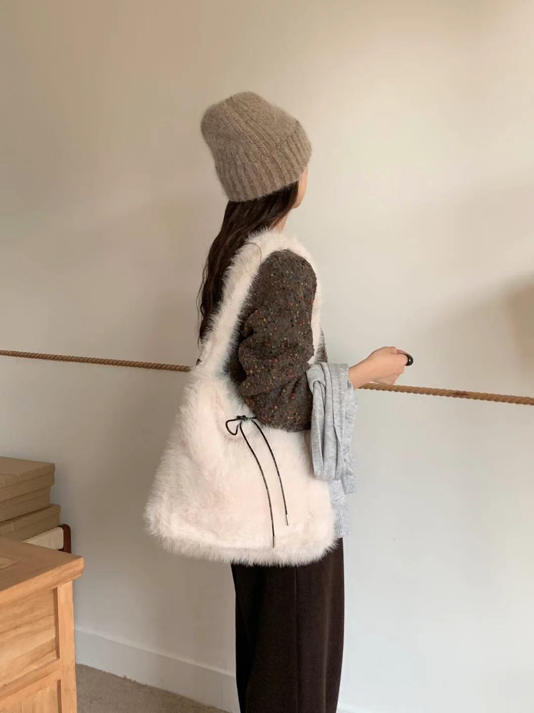 エコファーリボントートバッグ | 詳細画像8