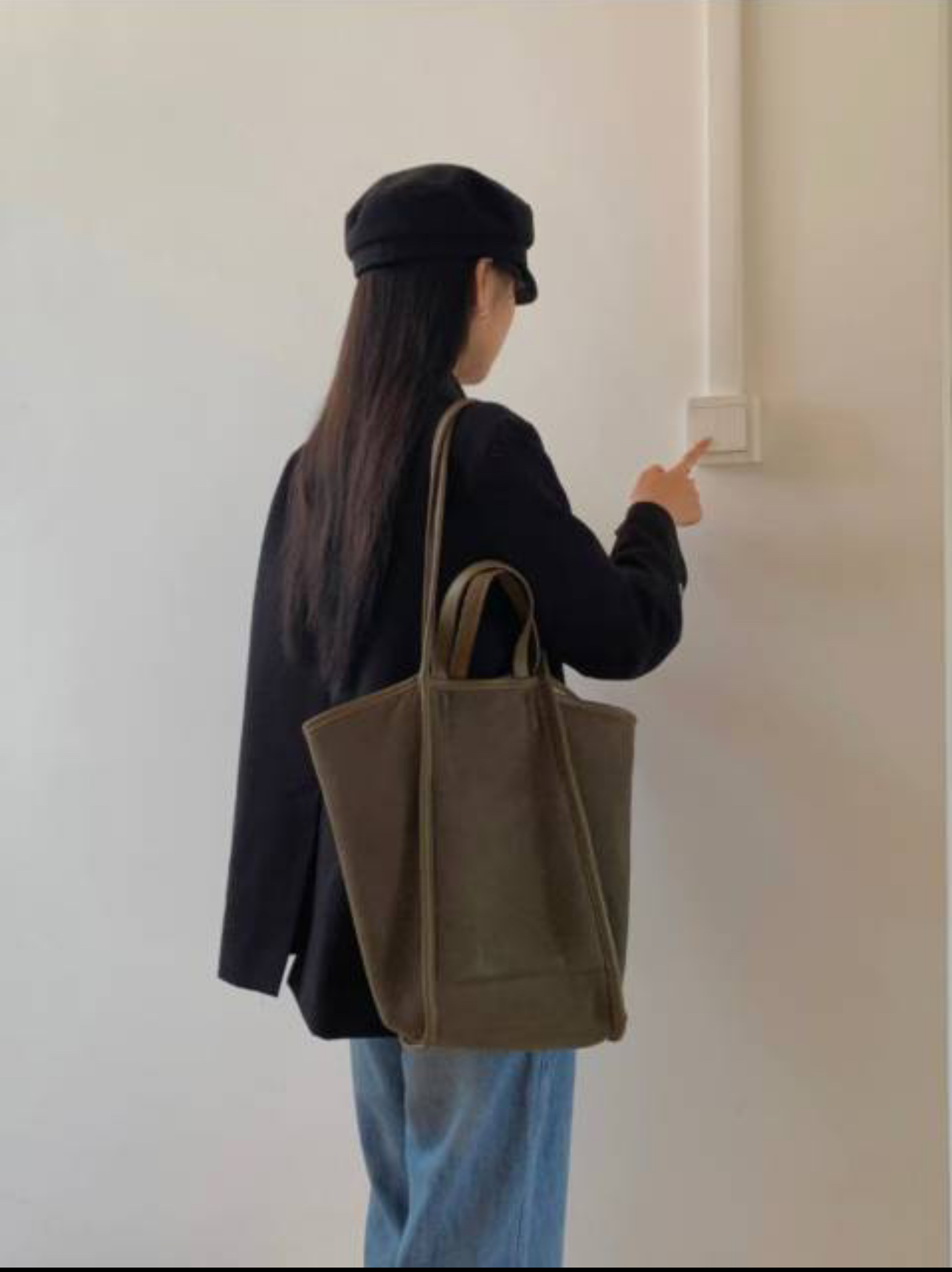 リバーシブルムートン風トートバッグ | 詳細画像5