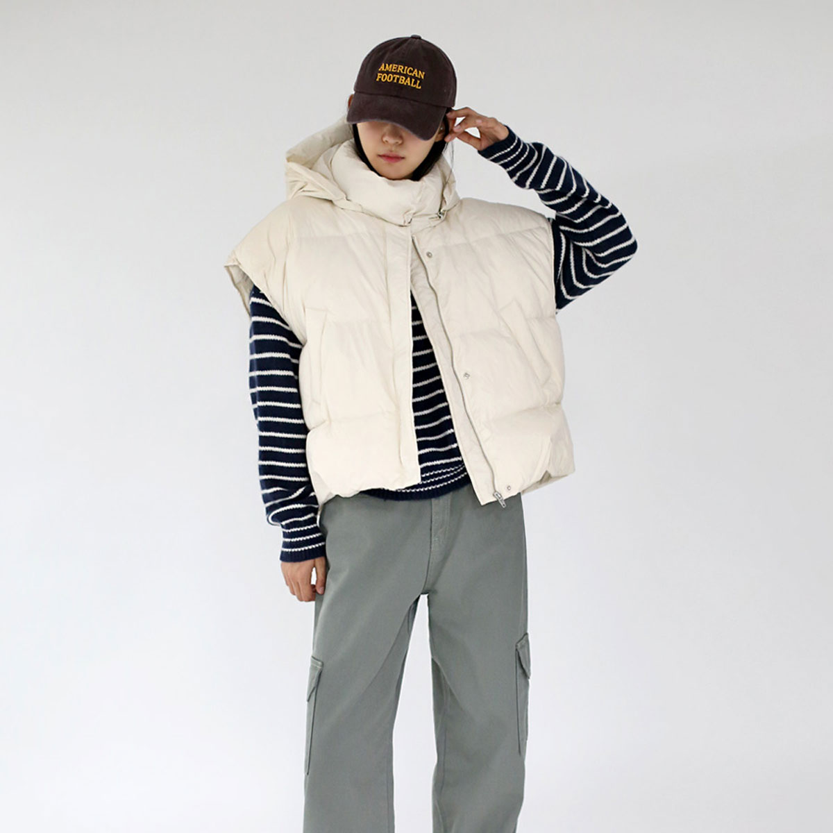 フード付ダウンベスト | レディースファッション通販 - DHOLIC