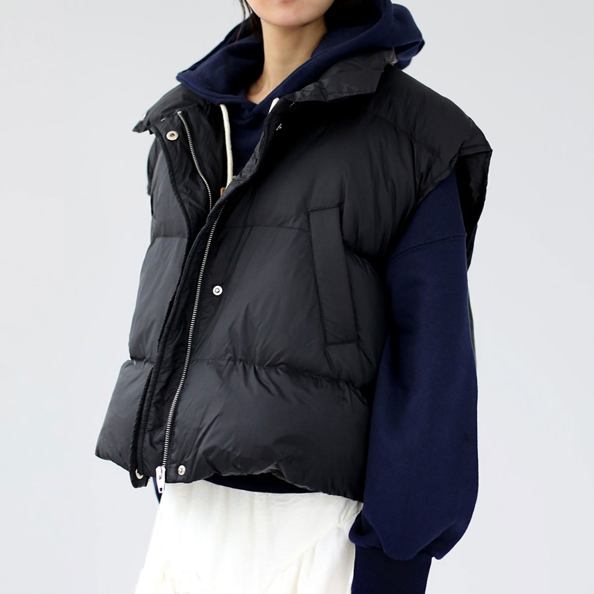 フード付ダウンベスト | レディースファッション通販 - DHOLIC
