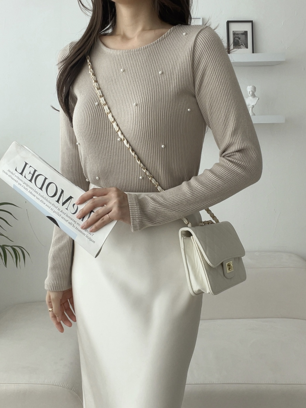 エコパールスリムリブTシャツ | 詳細画像10