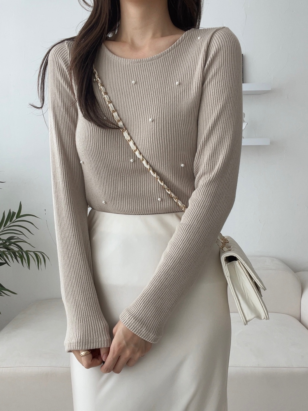 エコパールスリムリブTシャツ | 詳細画像12