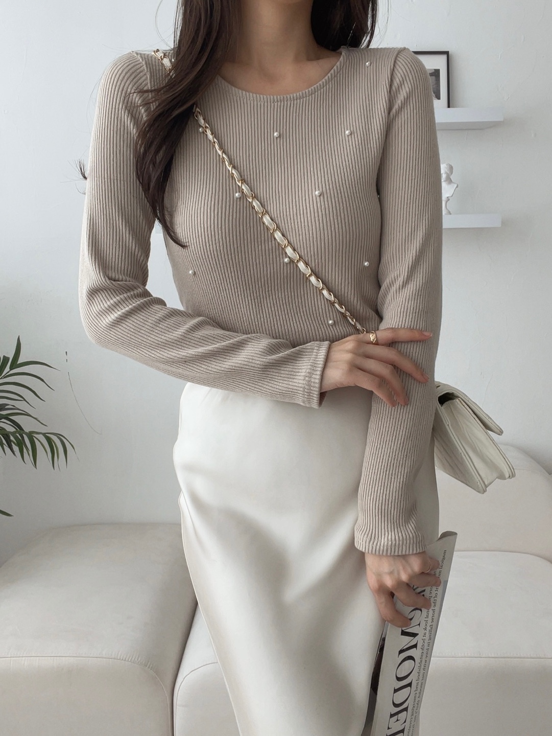 エコパールスリムリブTシャツ | 詳細画像9