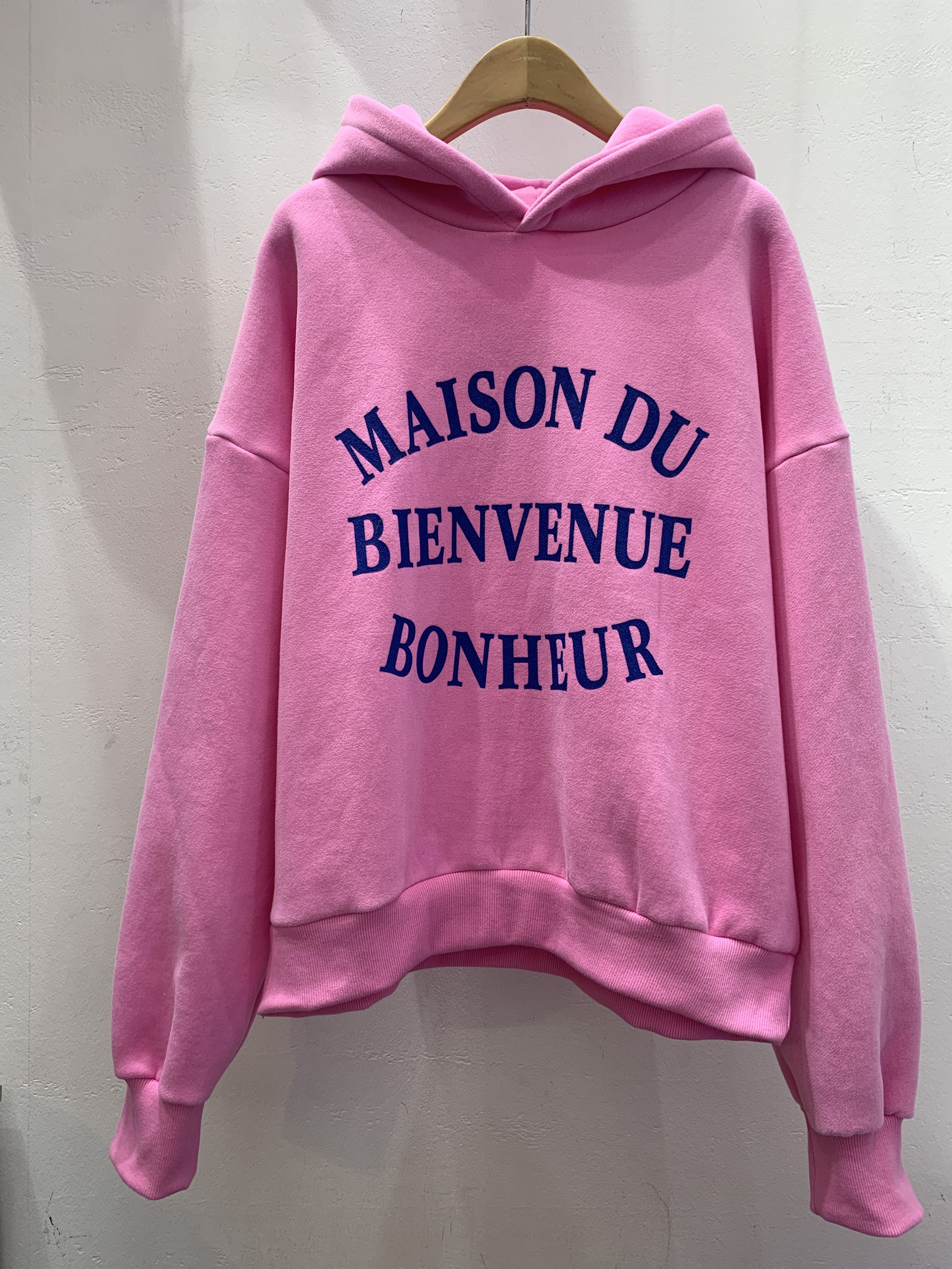 両起毛BIENVIENUEレタリングパーカー | 詳細画像10