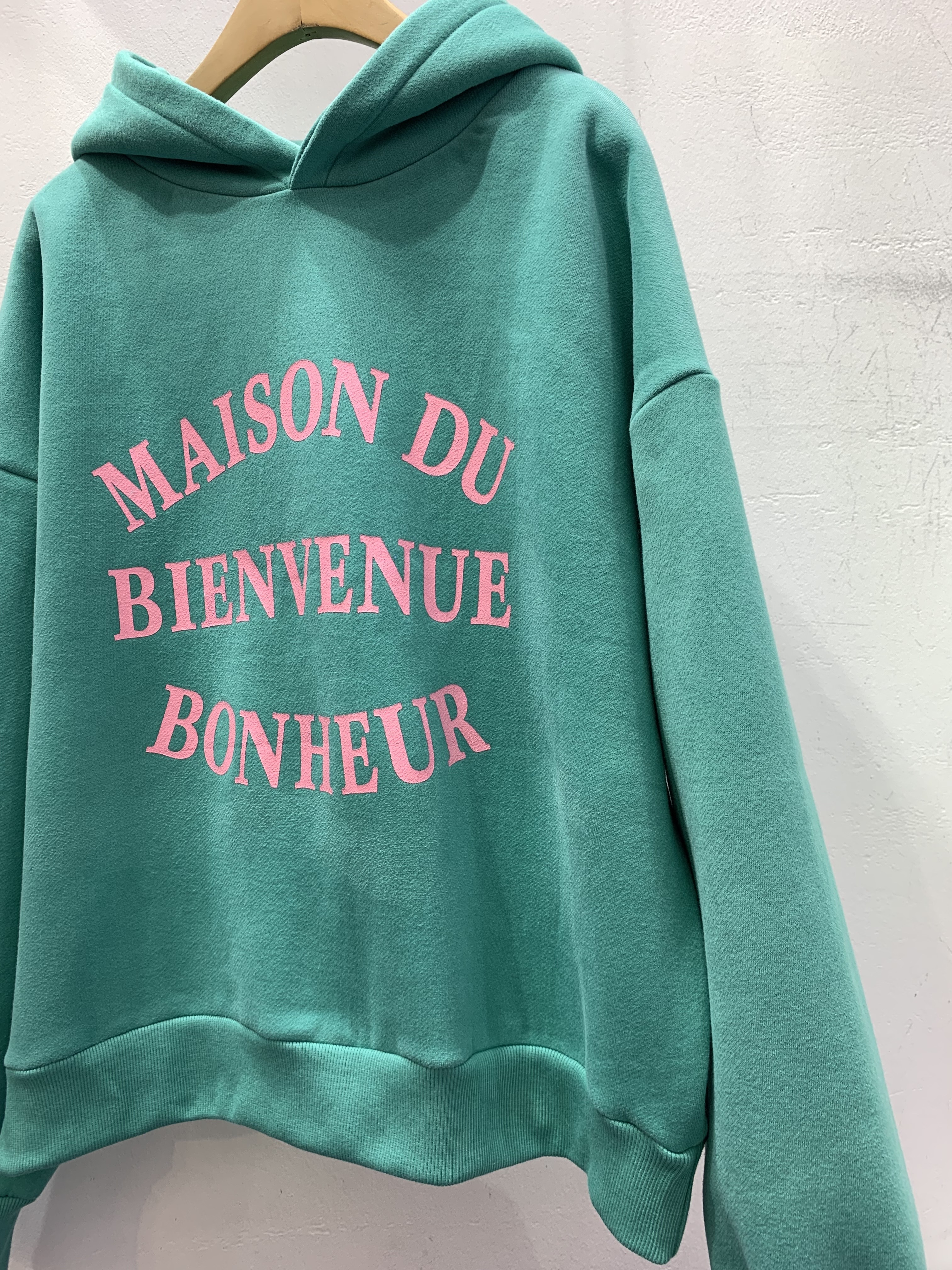 両起毛BIENVIENUEレタリングパーカー | 詳細画像5