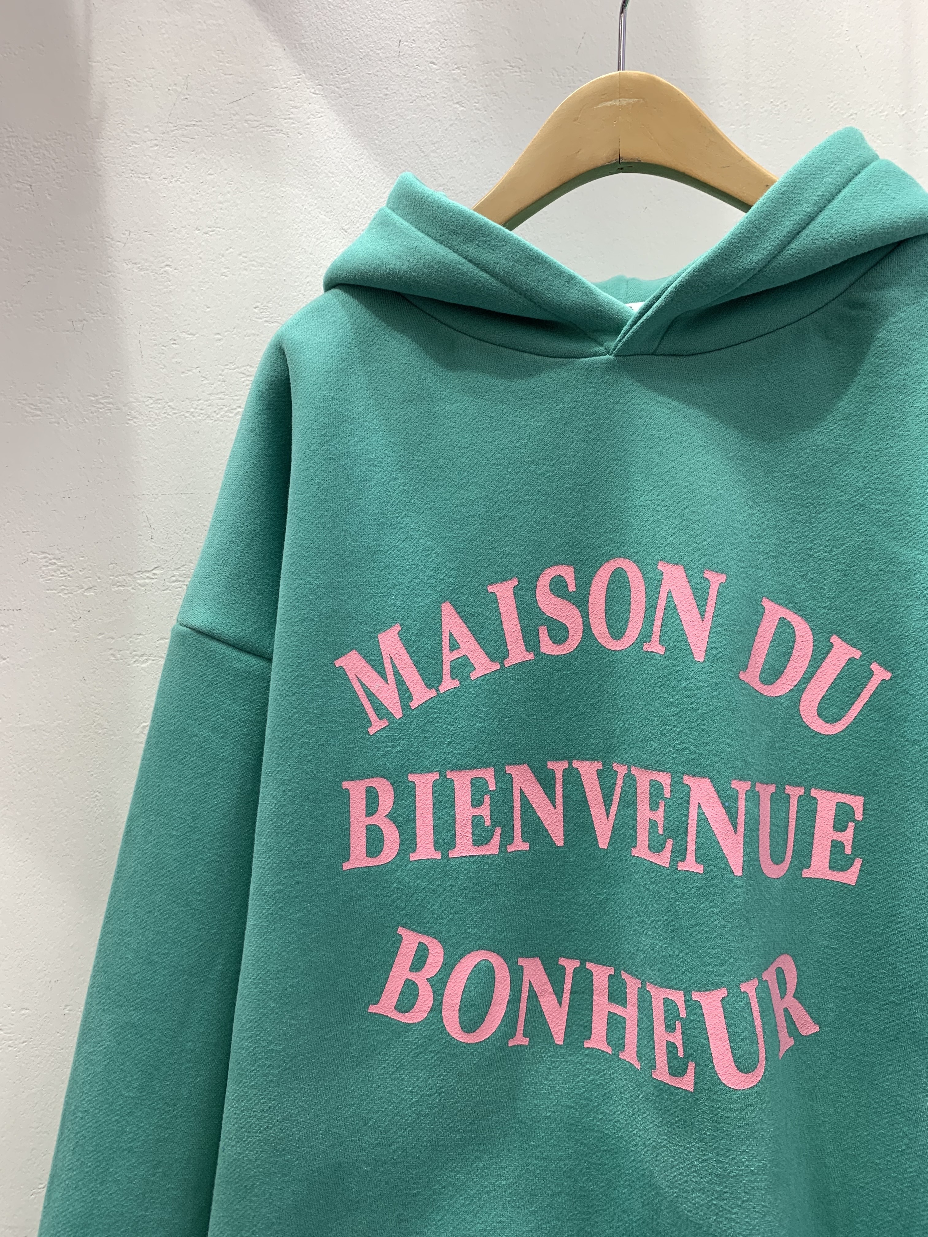 両起毛BIENVIENUEレタリングパーカー | 詳細画像4