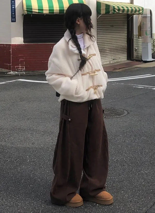2WAYサイドスナップボタンワイドパンツ | anyonemore | 詳細画像1