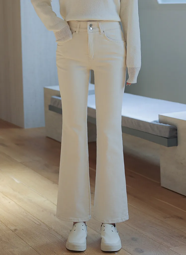 両起毛フレアパンツ | chicfox | 詳細画像1