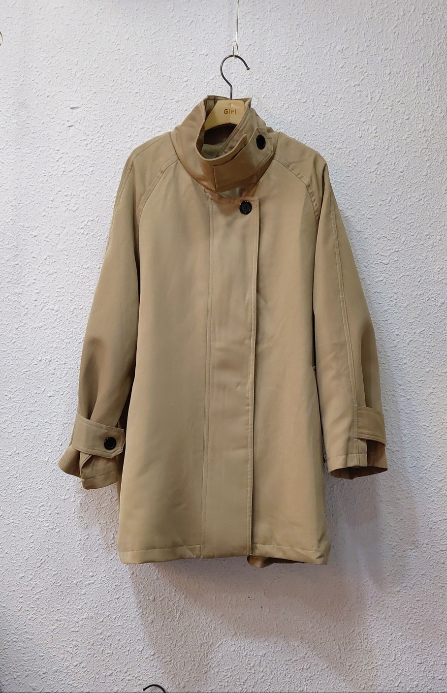 2WAYストラップラグランハーフトレンチコート | 詳細画像7