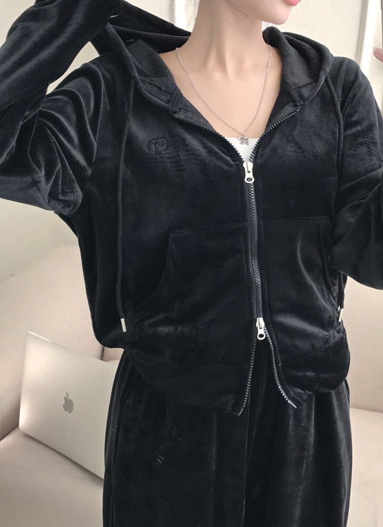 【いこまる】確認中DIESEL LOUNGEWEAR ジップアップ ベロア DIESEL LOUNGEWEAR ジップアップパーカー ベロア（ベロアジップ