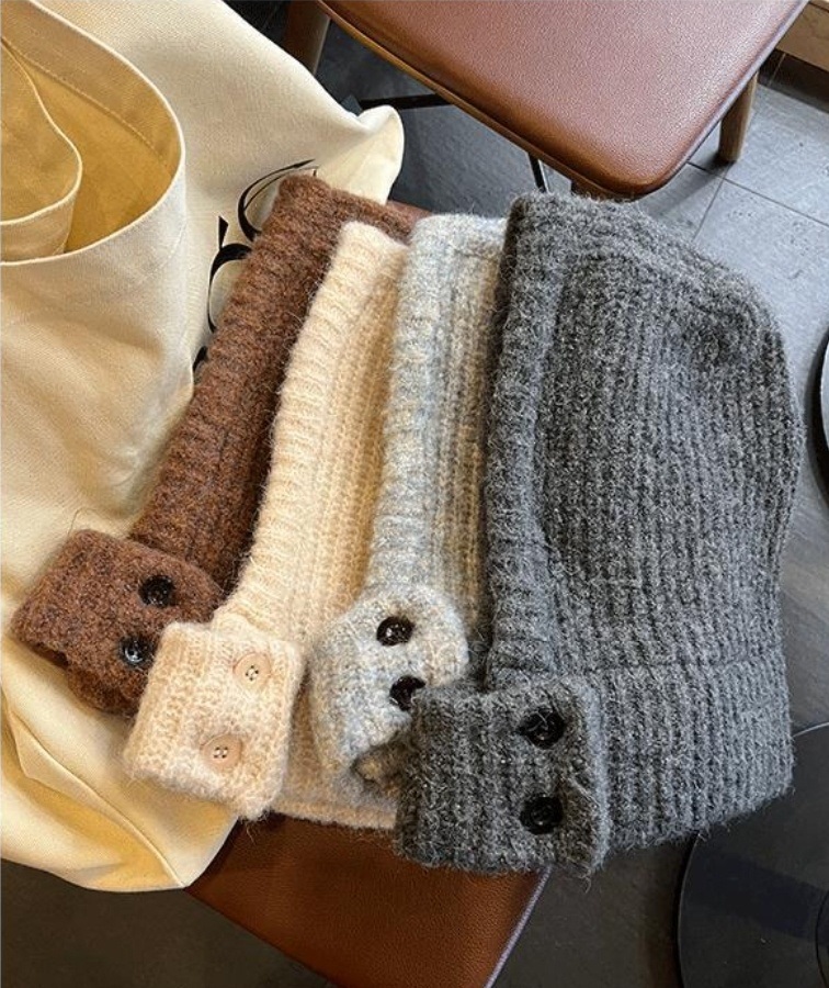 ウール混ツーボタンニットバラクラバ | 詳細画像11