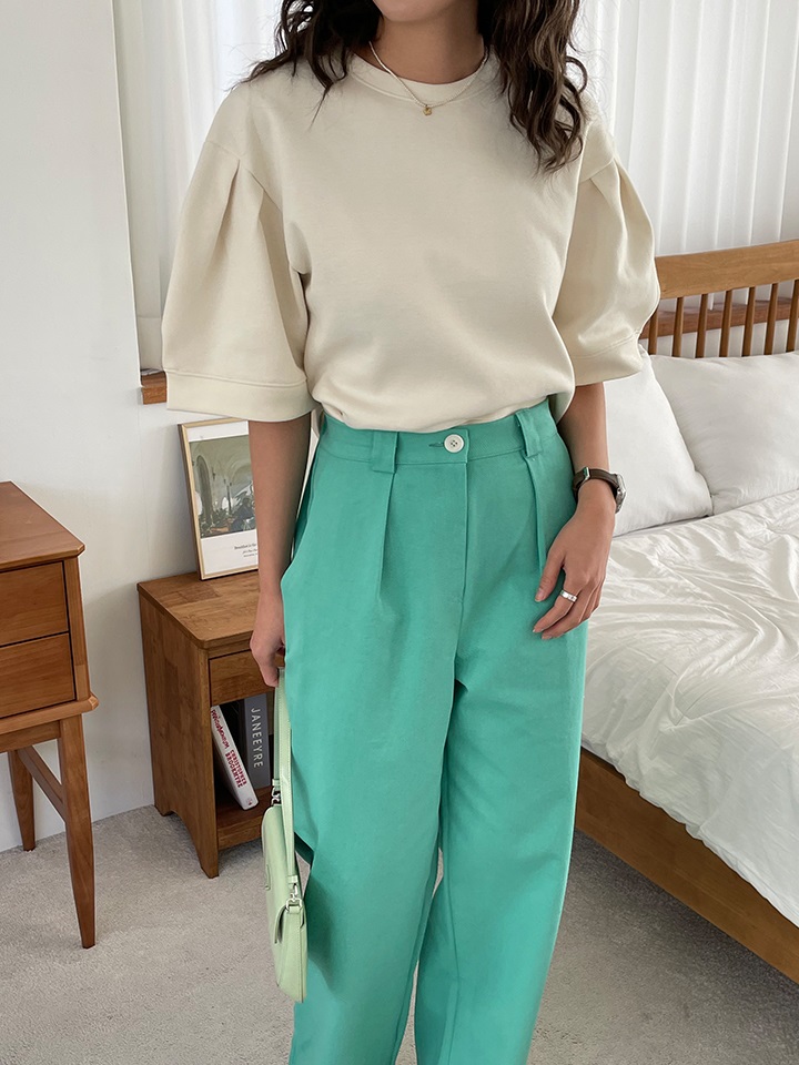 パフハーフスリーブクロップドスウェット | 詳細画像7