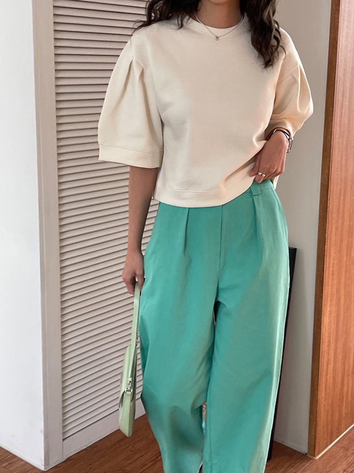 パフハーフスリーブクロップドスウェット | 詳細画像11