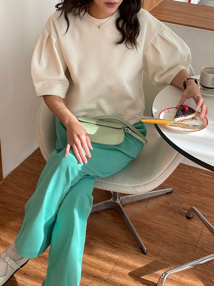 パフハーフスリーブクロップドスウェット | 詳細画像13