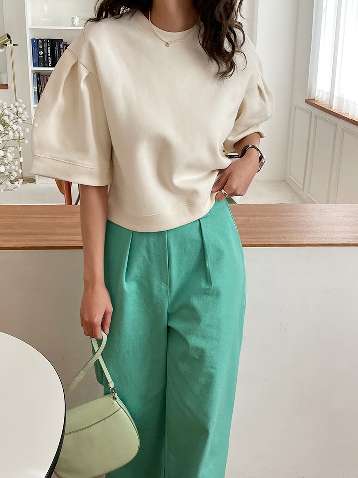 パフハーフスリーブクロップドスウェット | 詳細画像12