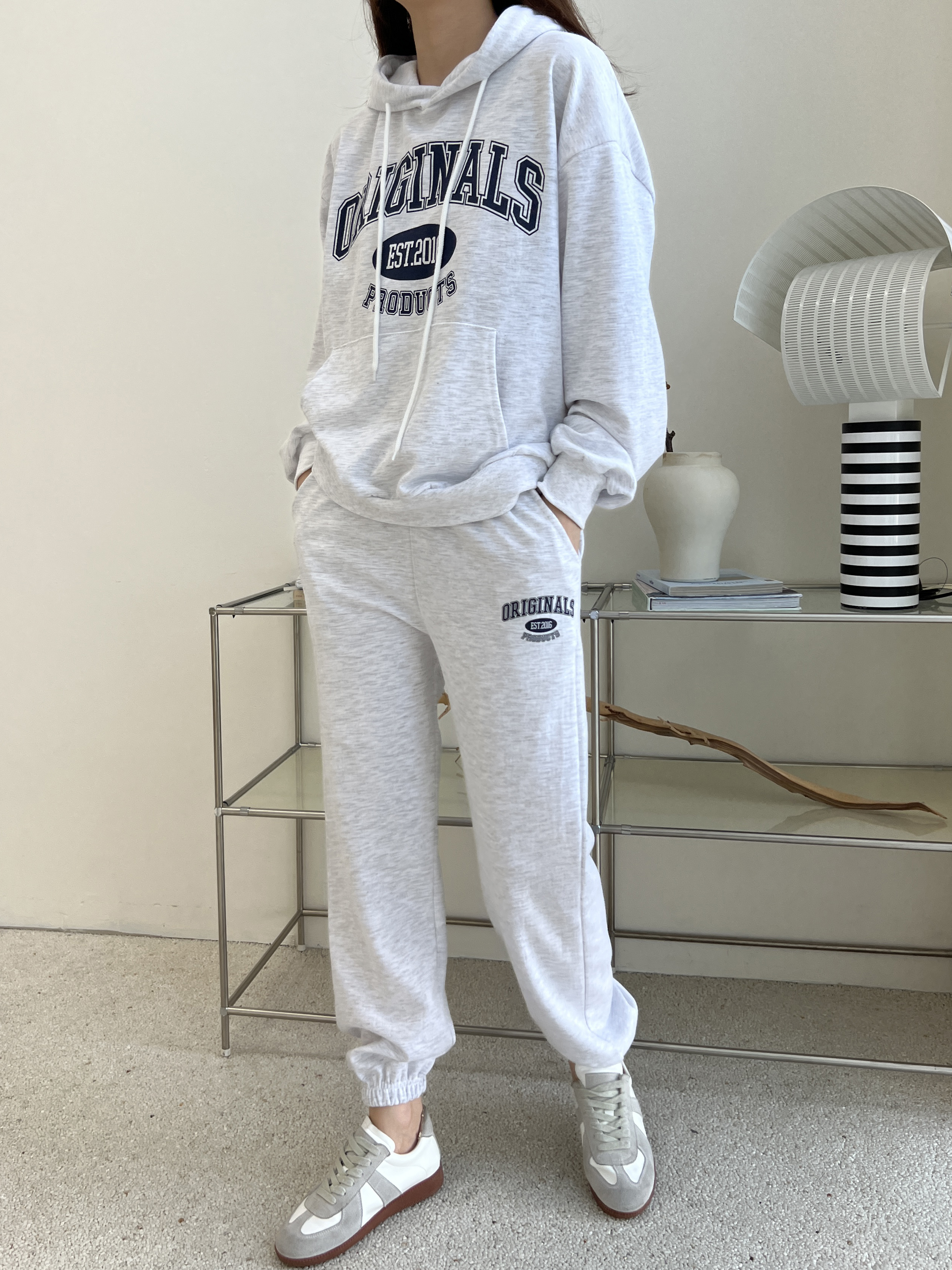 裏起毛ORIGINALSマフポケパーカー&ジョガーパンツSET | 詳細画像2