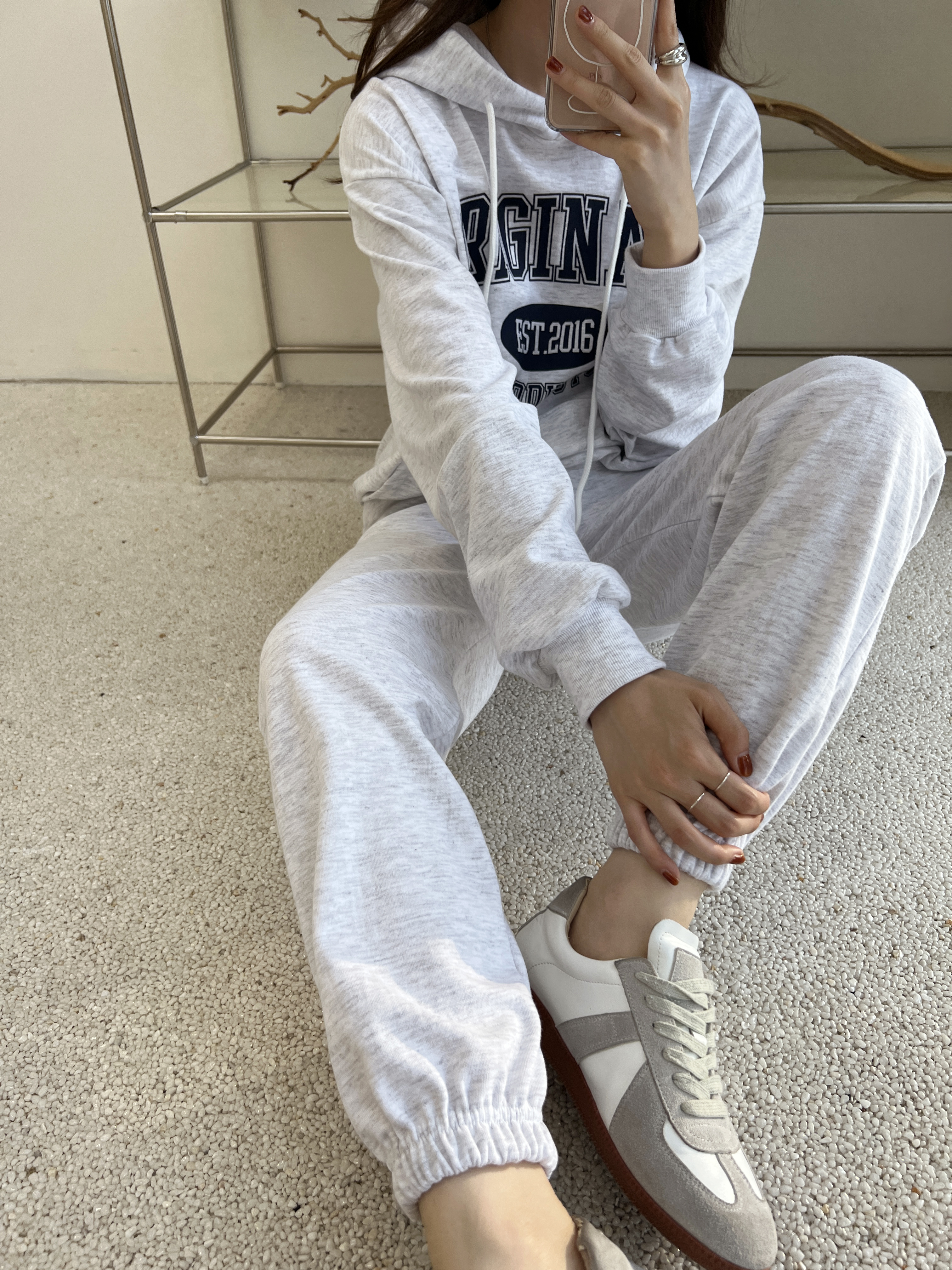 裏起毛ORIGINALSマフポケパーカー&ジョガーパンツSET | 詳細画像4