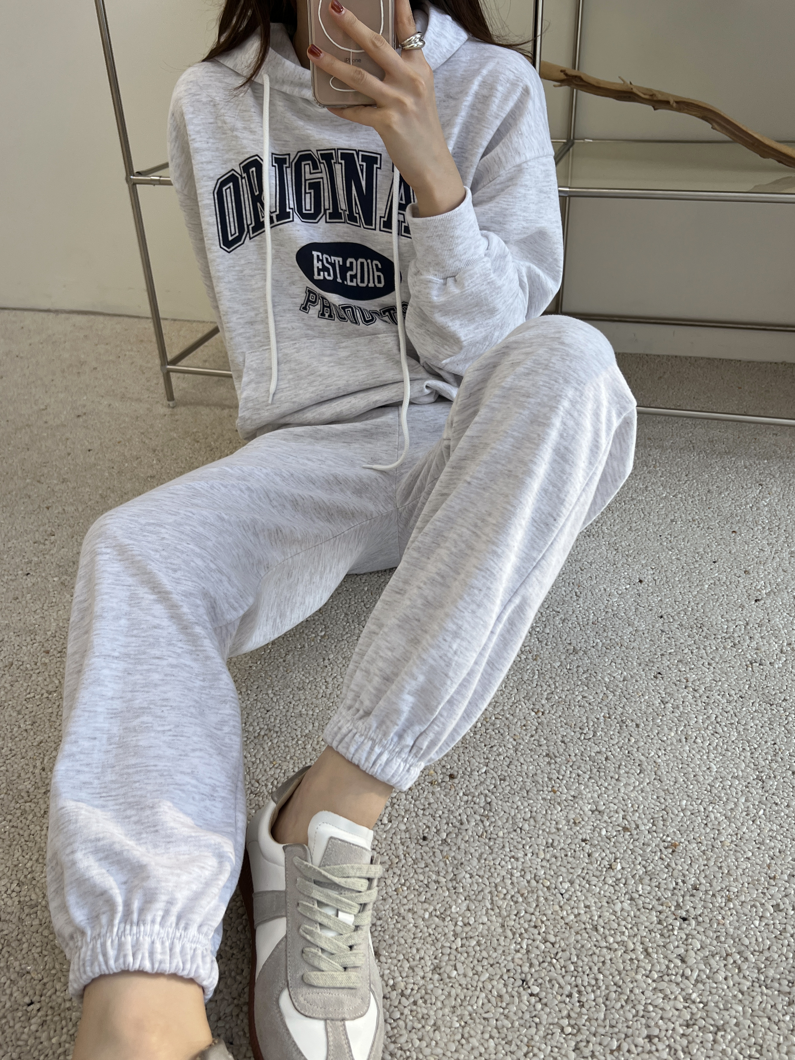 裏起毛ORIGINALSマフポケパーカー&ジョガーパンツSET | 詳細画像5