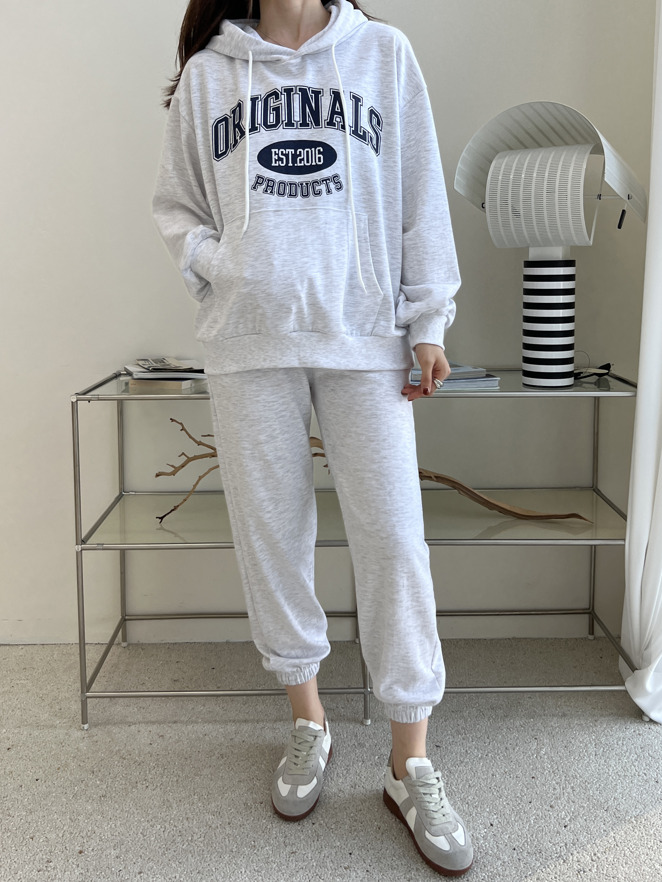 裏起毛ORIGINALSマフポケパーカー&ジョガーパンツSET | 詳細画像7