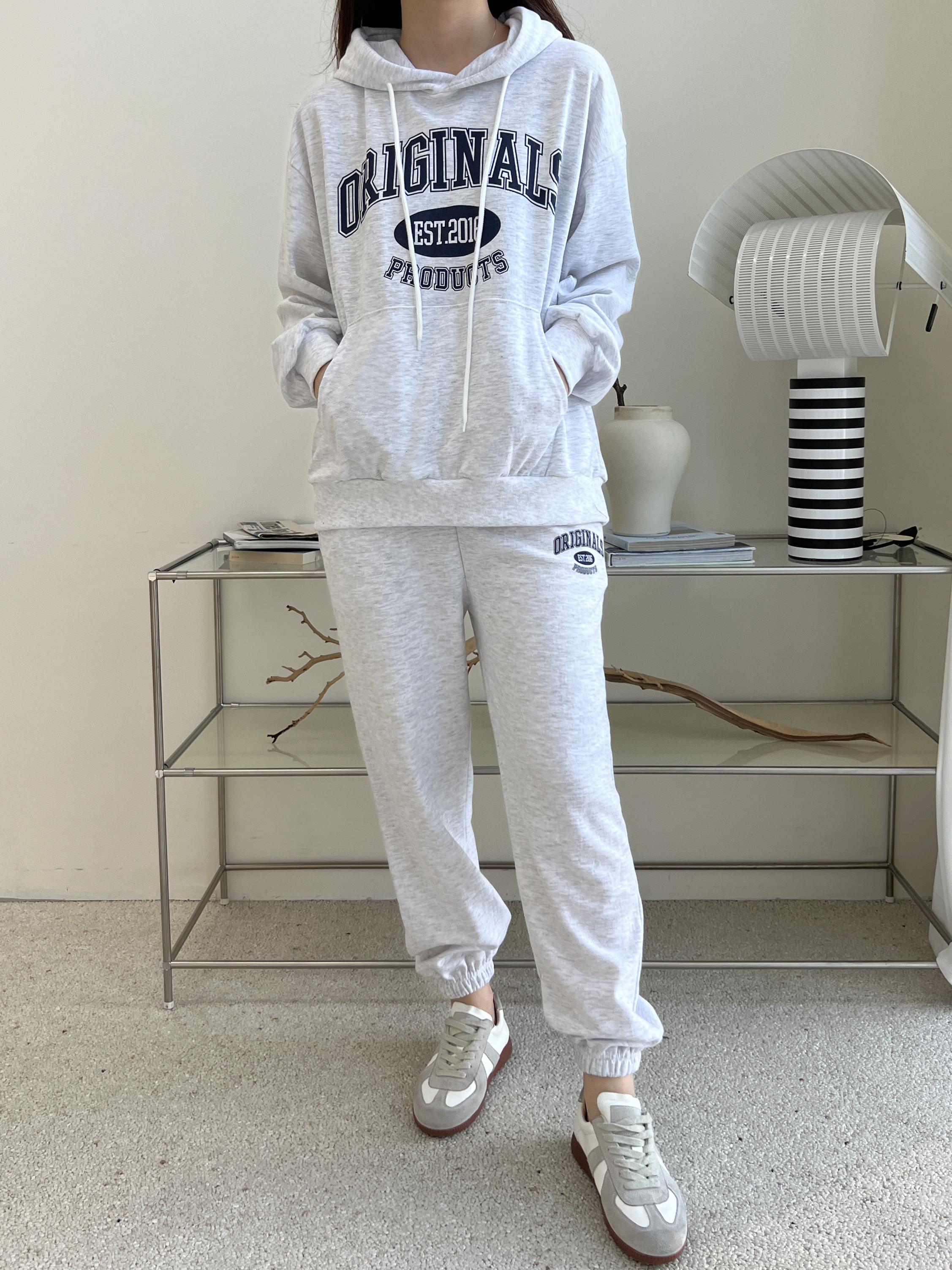 裏起毛ORIGINALSマフポケパーカー&ジョガーパンツSET | 詳細画像10