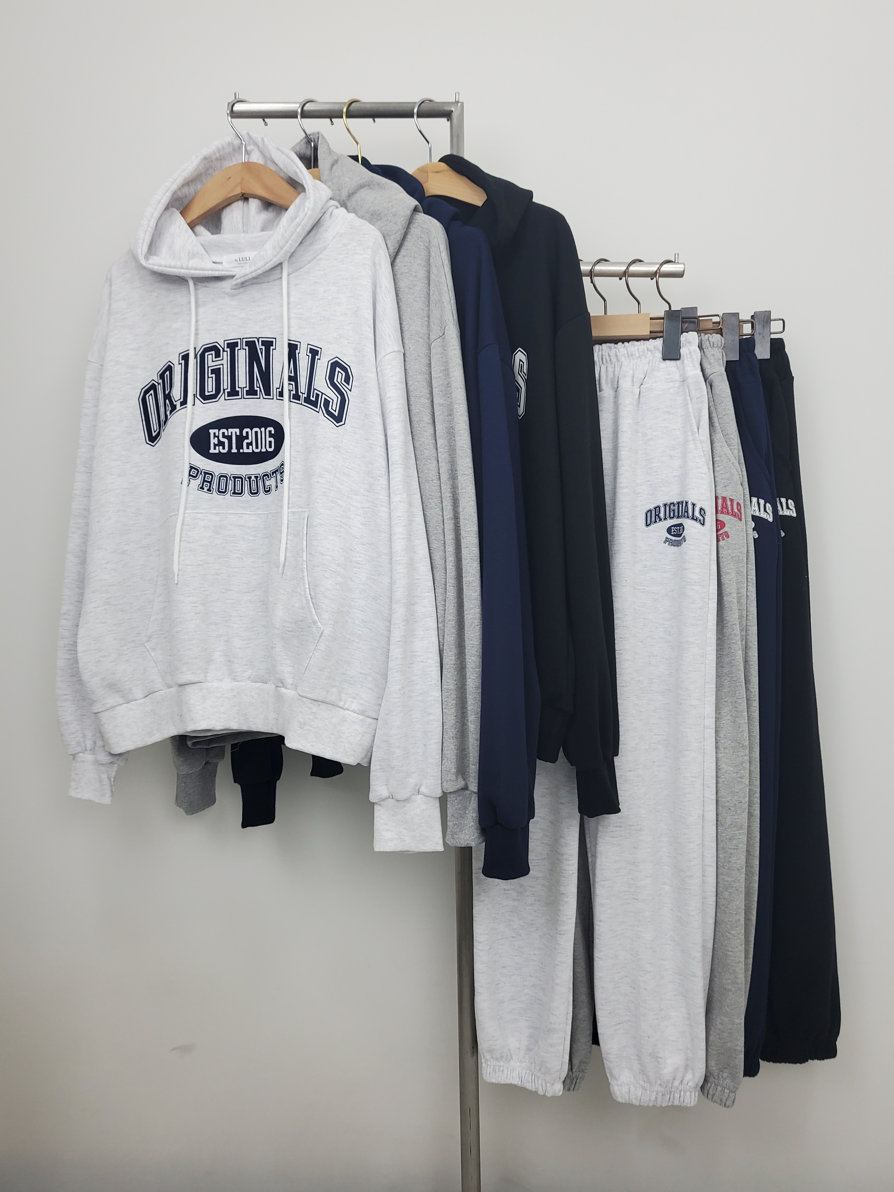 裏起毛ORIGINALSマフポケパーカー&ジョガーパンツSET | 詳細画像12