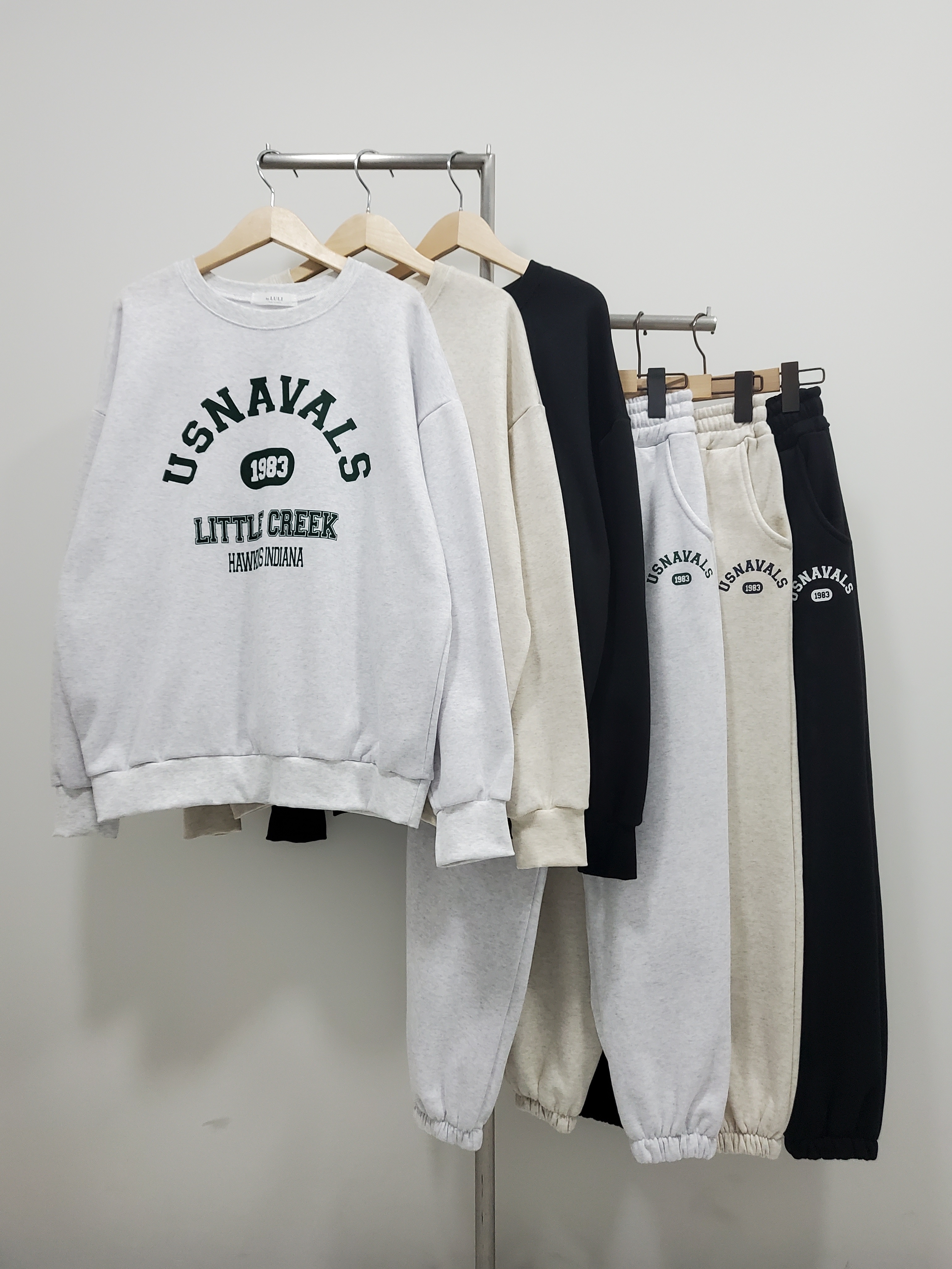 裏起毛USNAVALSスウェット&ドロストジョガーパンツSET | 詳細画像14