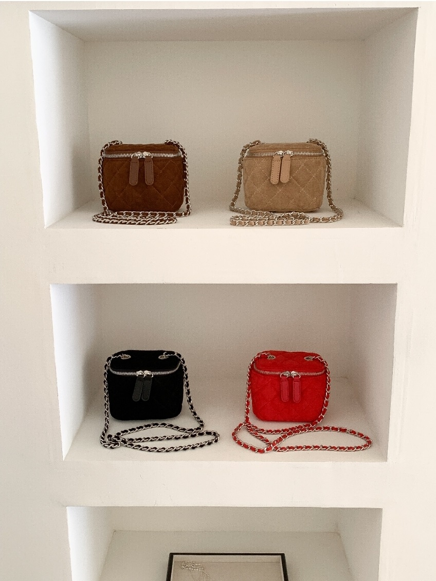 スエード調キルティングバニティショルダーバッグ | 詳細画像2