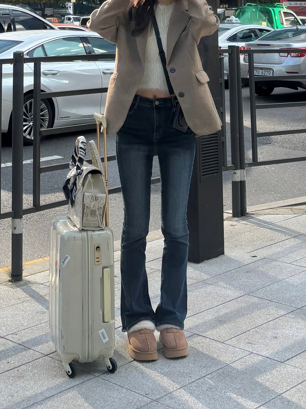 ハイウエストフレアデニムパンツ | レディースファッション通販
