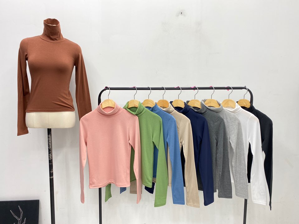 裏起毛スリムハイネックTシャツ | 詳細画像6