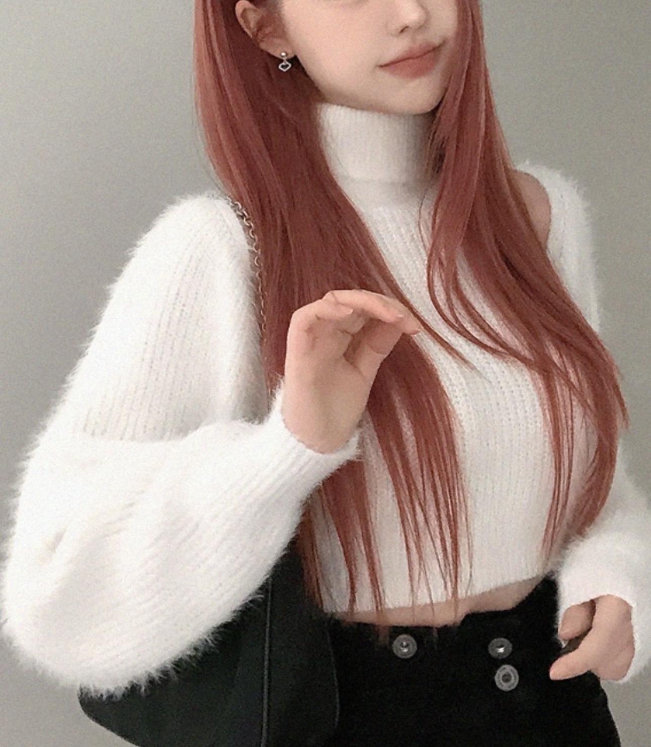 ファータッチニットハイネックノースリーブ&ボレロSET | 詳細画像2