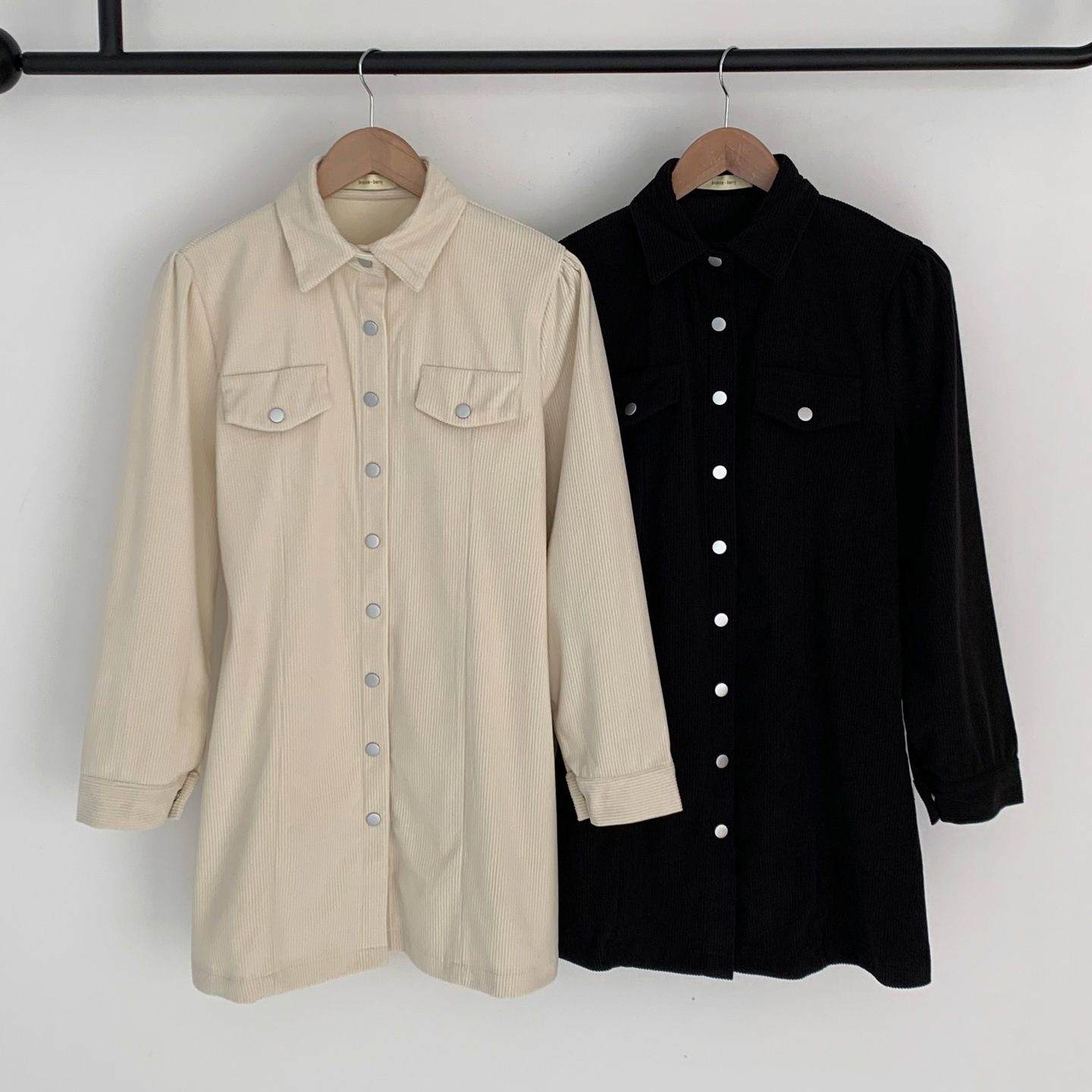 コーデュロイフラップミニシャツワンピース | 詳細画像14