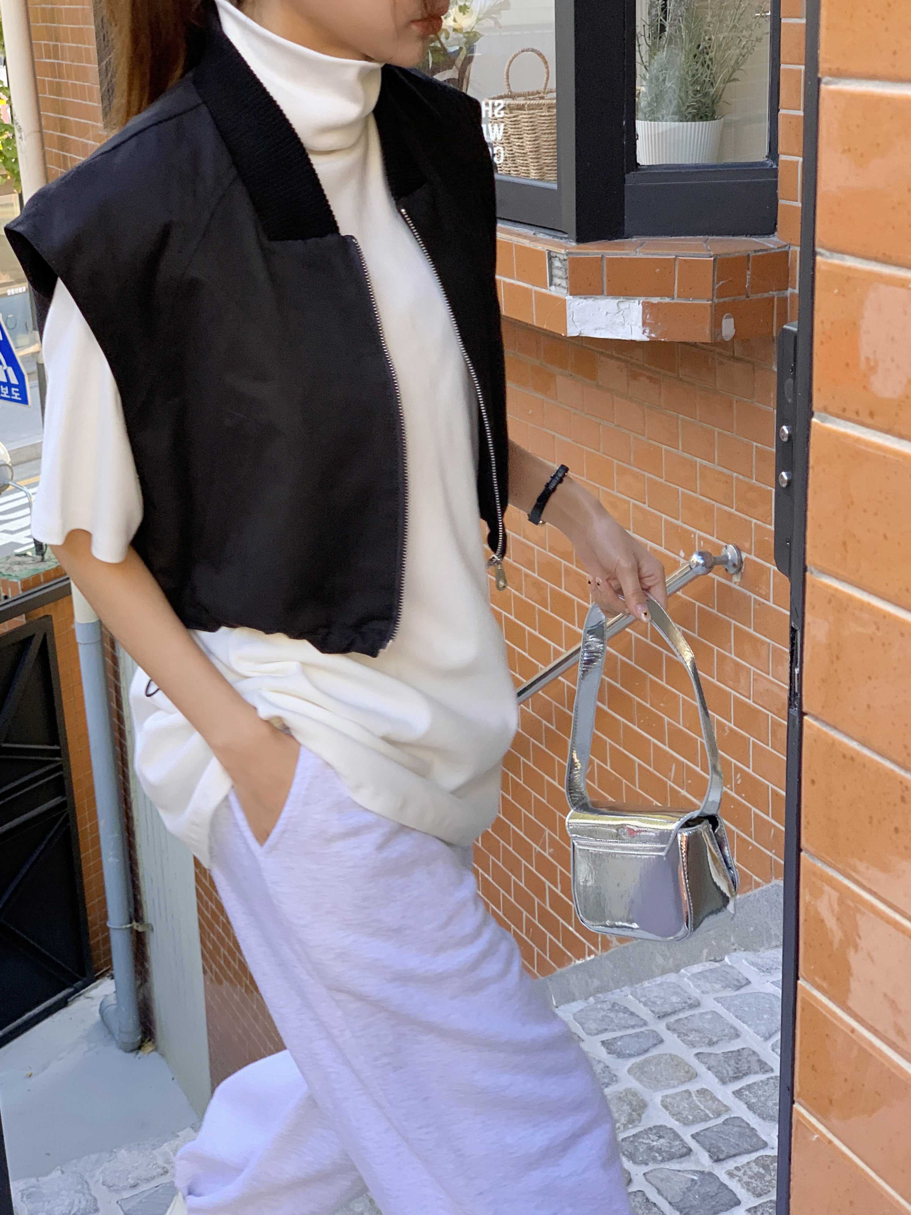 ハイネックルーズ半袖Tシャツ | 詳細画像13