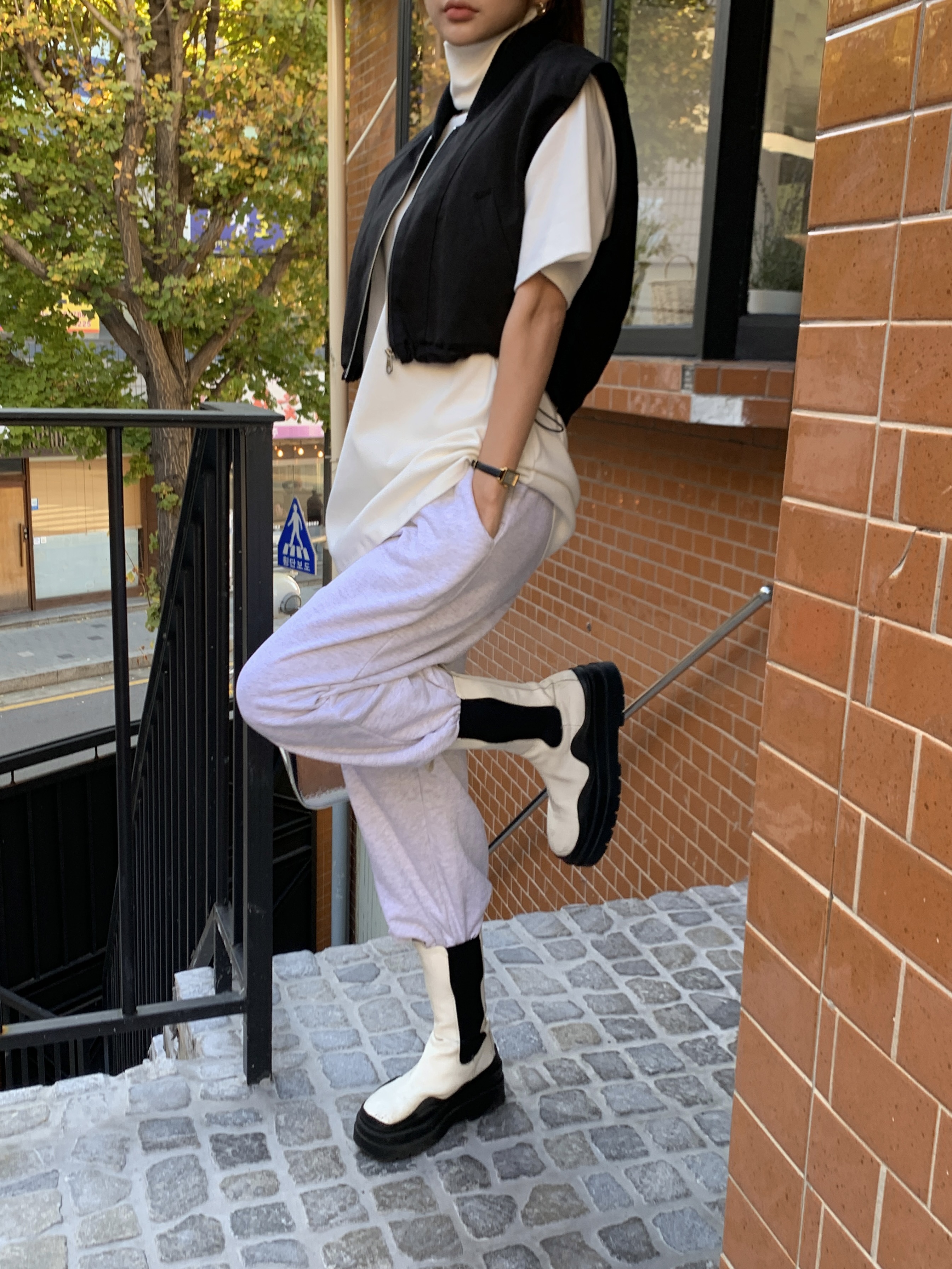 ハイネックルーズ半袖Tシャツ | 詳細画像16