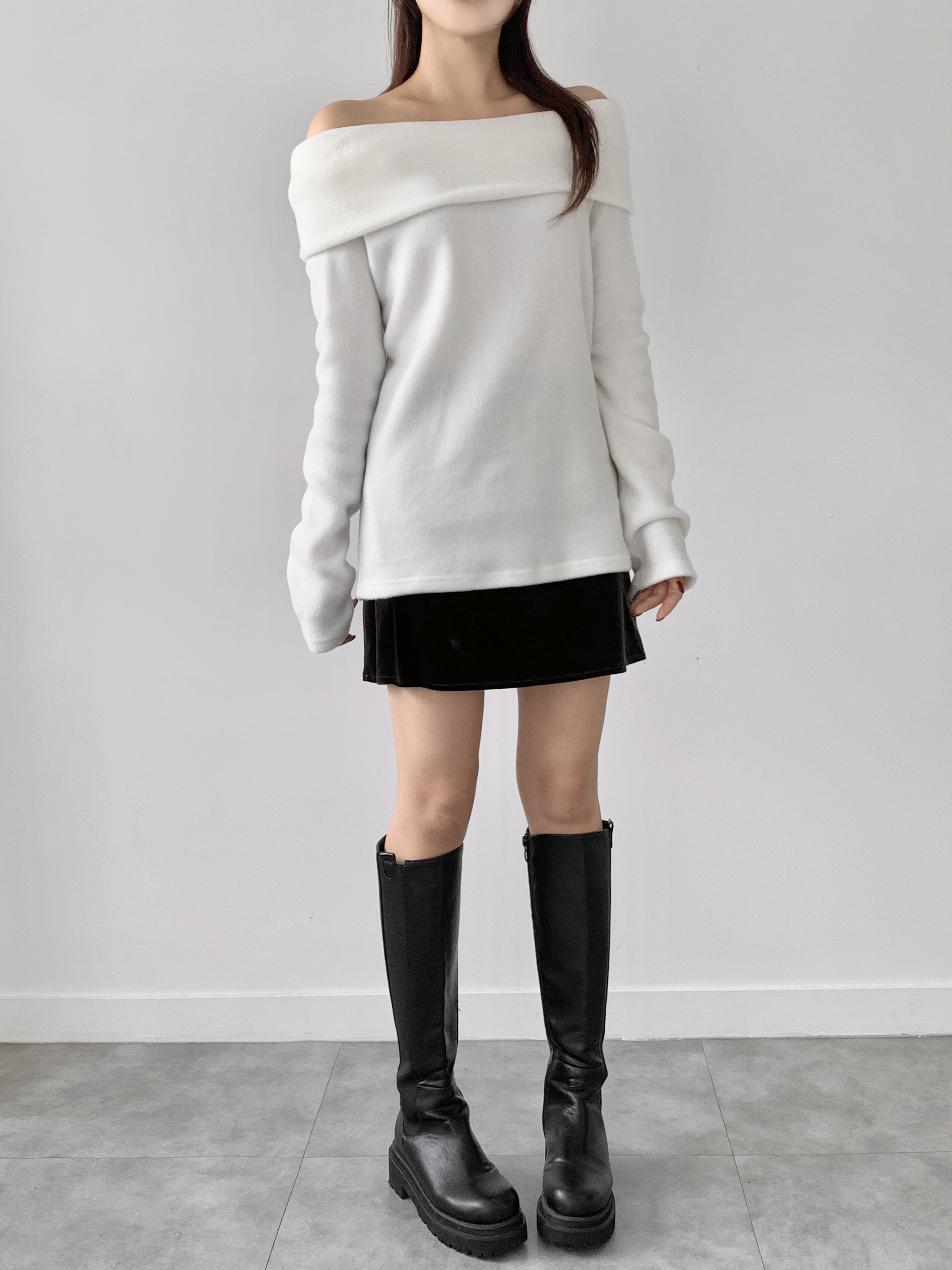 両起毛オフショルロングTシャツ | 詳細画像17