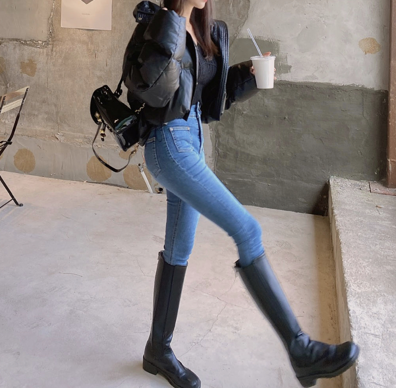 ツーボタンアウトポケモンスキニーデニムパンツ | 詳細画像18