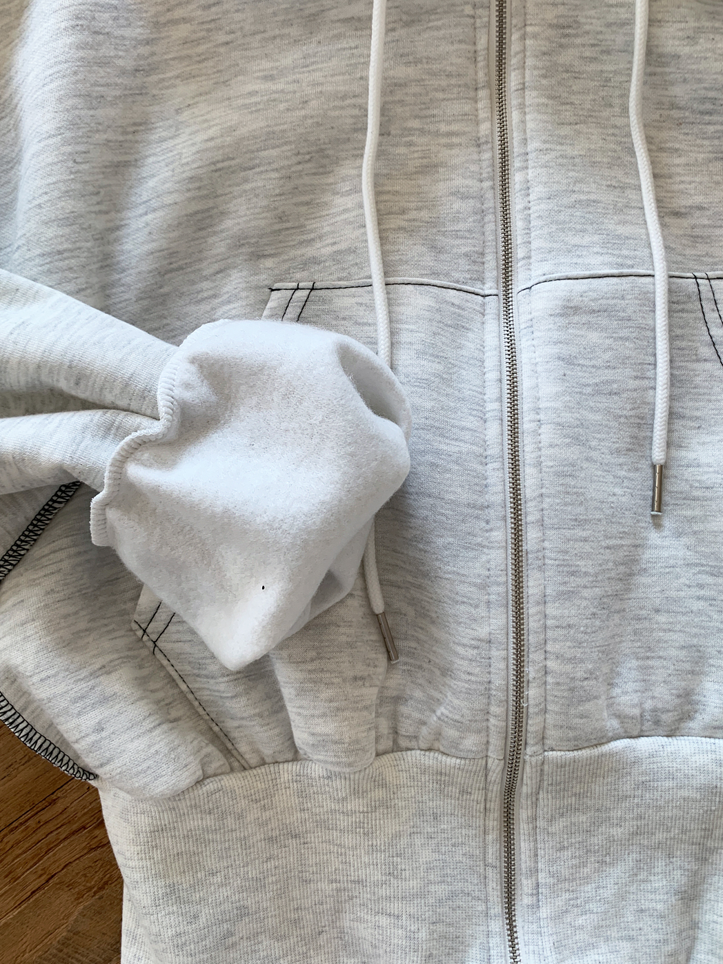 裏起毛ステッチジップパーカー&イージーパンツSET | 詳細画像17