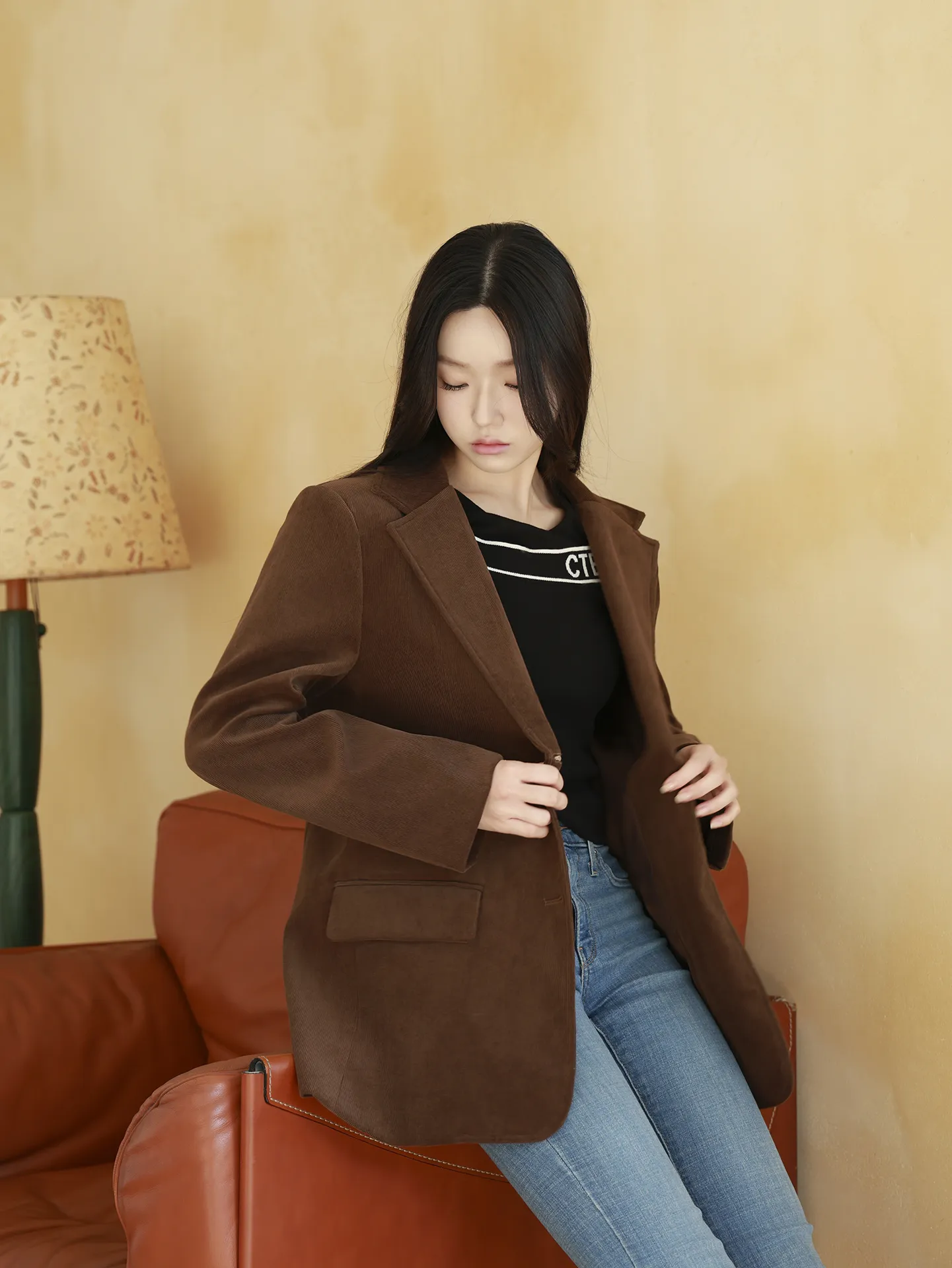 コーデュロイシングルミドルジャケット | 詳細画像1