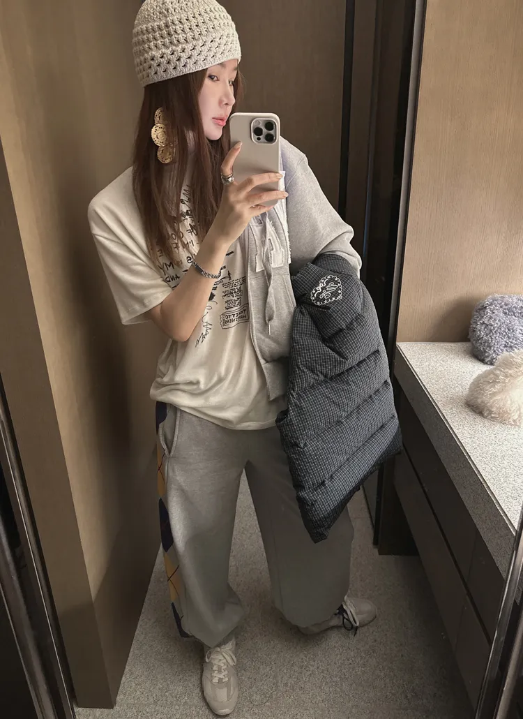 LIFEスマイルプリント半袖Tシャツ | partysu | 詳細画像1