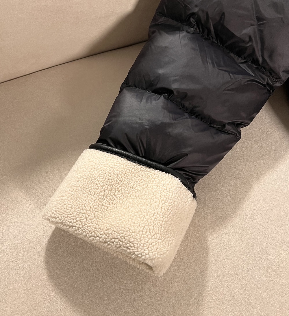 ベルト付ボア裏地ドローコードカラーフードダウンジャンパー | 詳細画像10