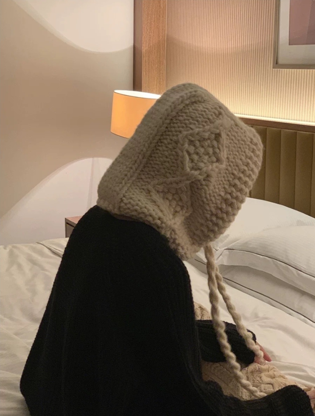 ツイストリボンケーブルニットバラクラバ | 詳細画像5