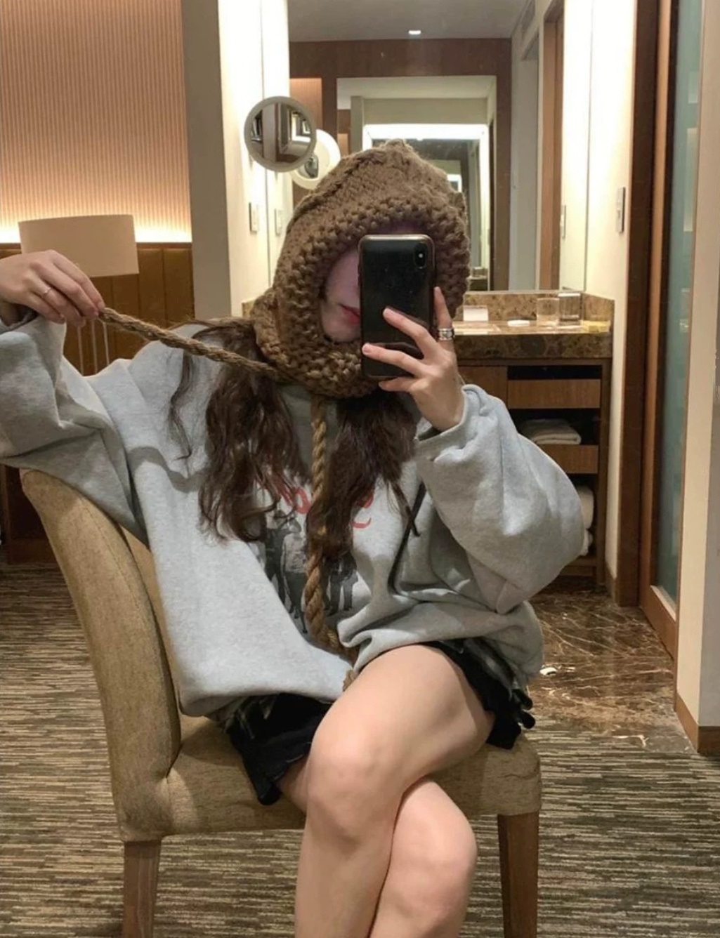 ツイストリボンケーブルニットバラクラバ | 詳細画像11