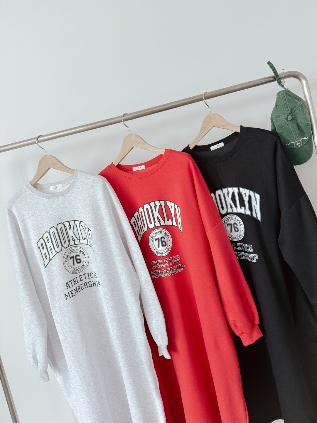 裏起毛BROOKLYNスリットスウェットワンピース | 詳細画像20