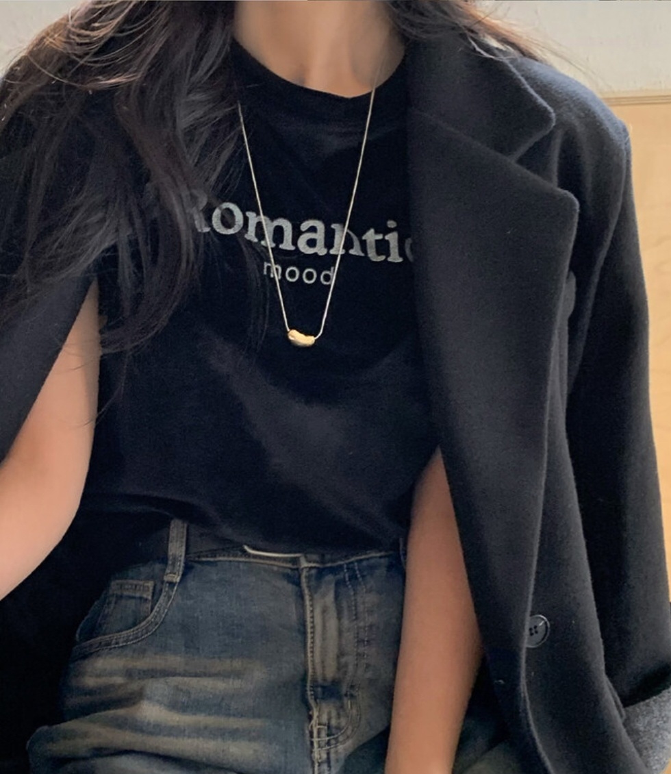 Romanticロゴベロア半袖Tシャツ | 詳細画像7