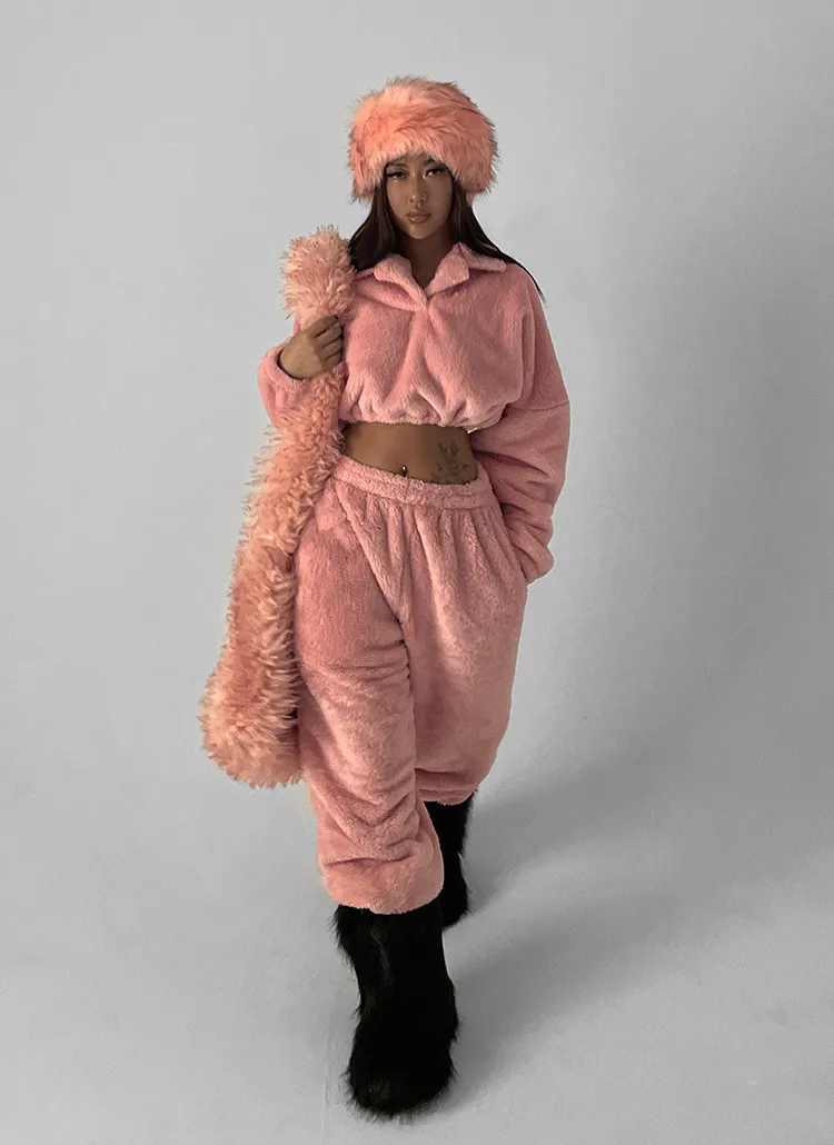 ボアクロップドスウェット&2WAYパンツSET | REHEAT | 詳細画像1