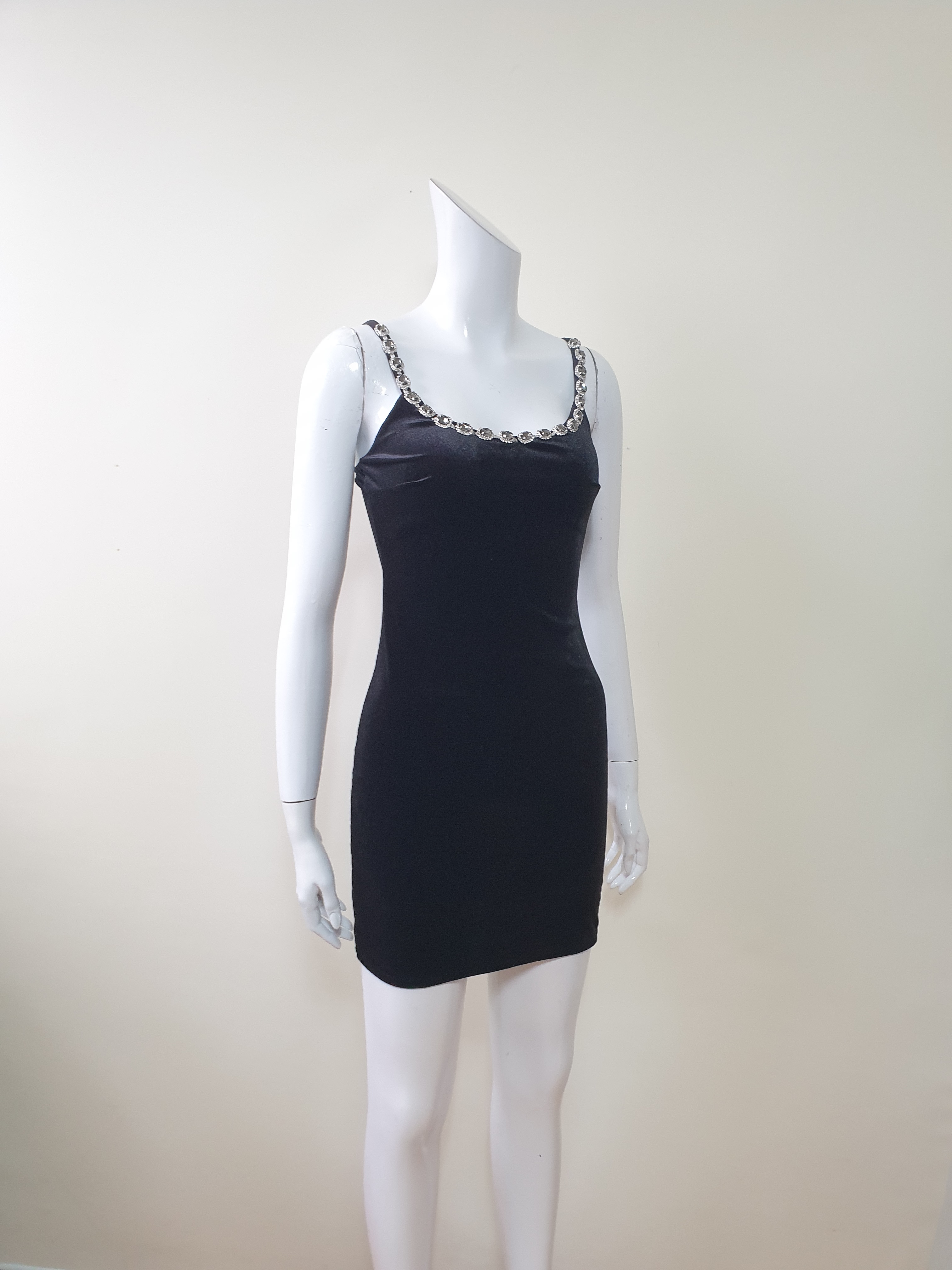 ビジューネックベロアタイトキャミワンピース | 詳細画像7