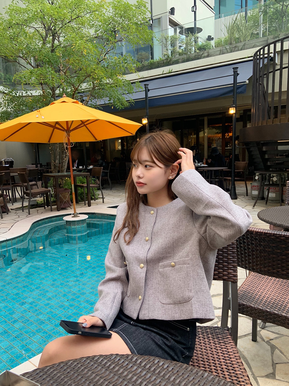 ノーカラージャケット | 詳細画像8