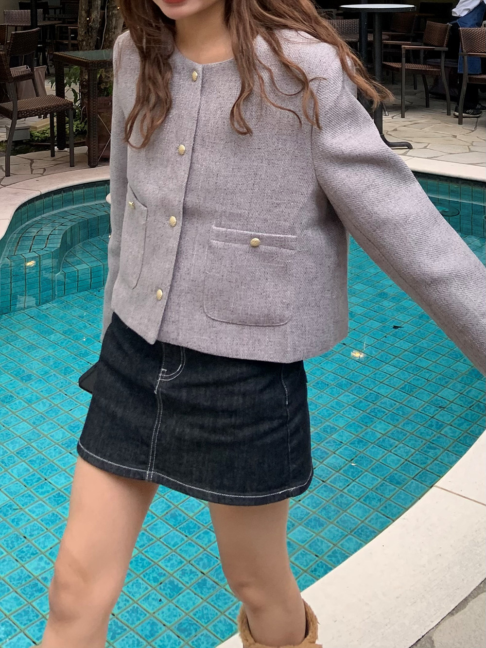 ノーカラージャケット | 詳細画像10