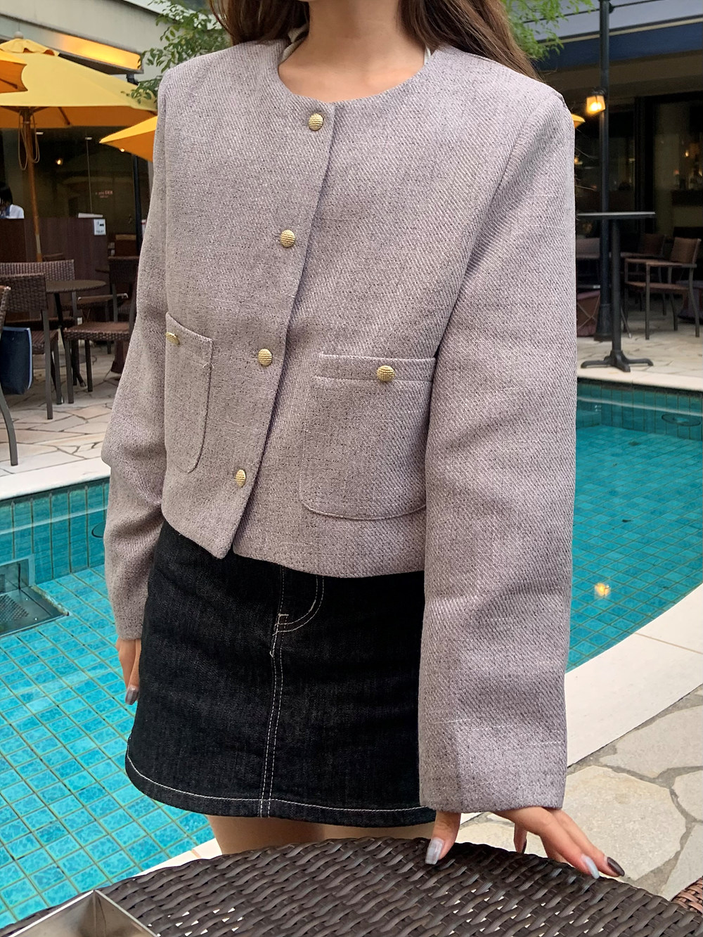 ノーカラージャケット | 詳細画像11