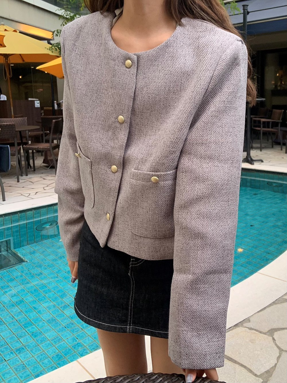 ノーカラージャケット | 詳細画像12